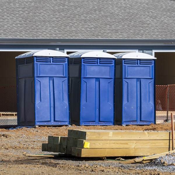 how can i report damages or issues with the porta potties during my rental period in Leadwood Missouri